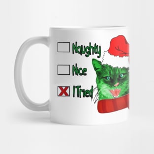 Grinch Christmas Kitty Mug